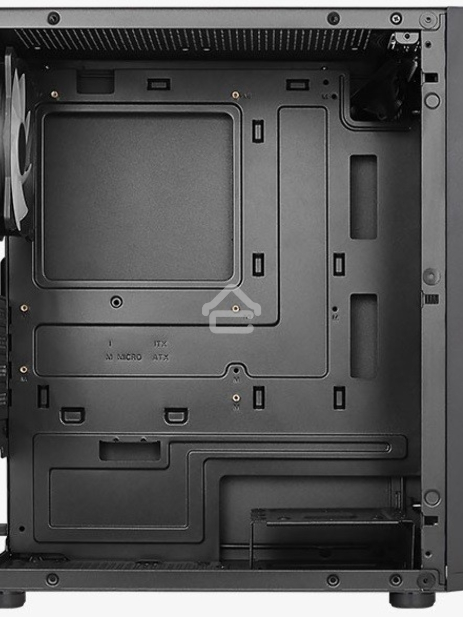 Корпус MiniTower Aerocool / Formula HEXFORM-G-BK-v2 (mATX, стекло, сетка, USB3.0x1, USB2.0x2, 3x120mm FRGB fans) (4711099471799)