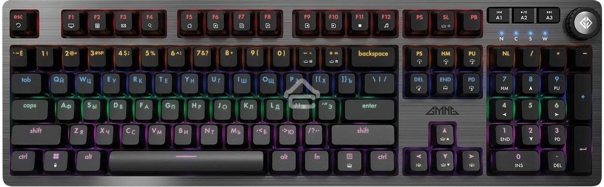 Клавиатура GMNG GG-KB790X (1913918) проводная, USB, черный/серый