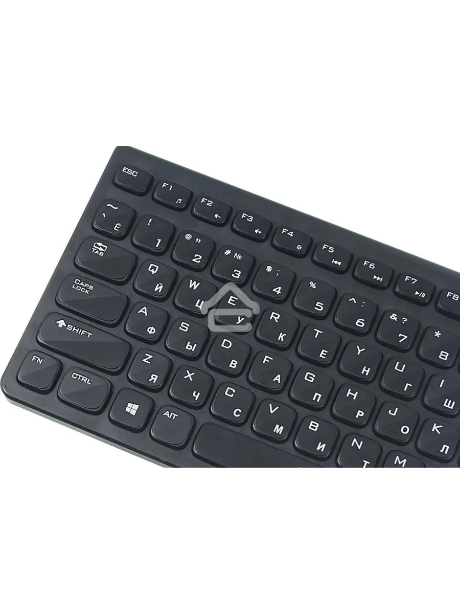 Комплект (клавиатура+мышь) OKLICK 220M, USB, беспроводной, черный