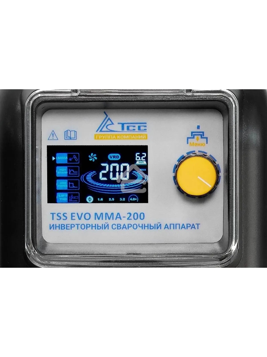 Сварочный аппарат ТСС EVO MMA-200 инвертор MMA DC/TIG DC 4.96кВт