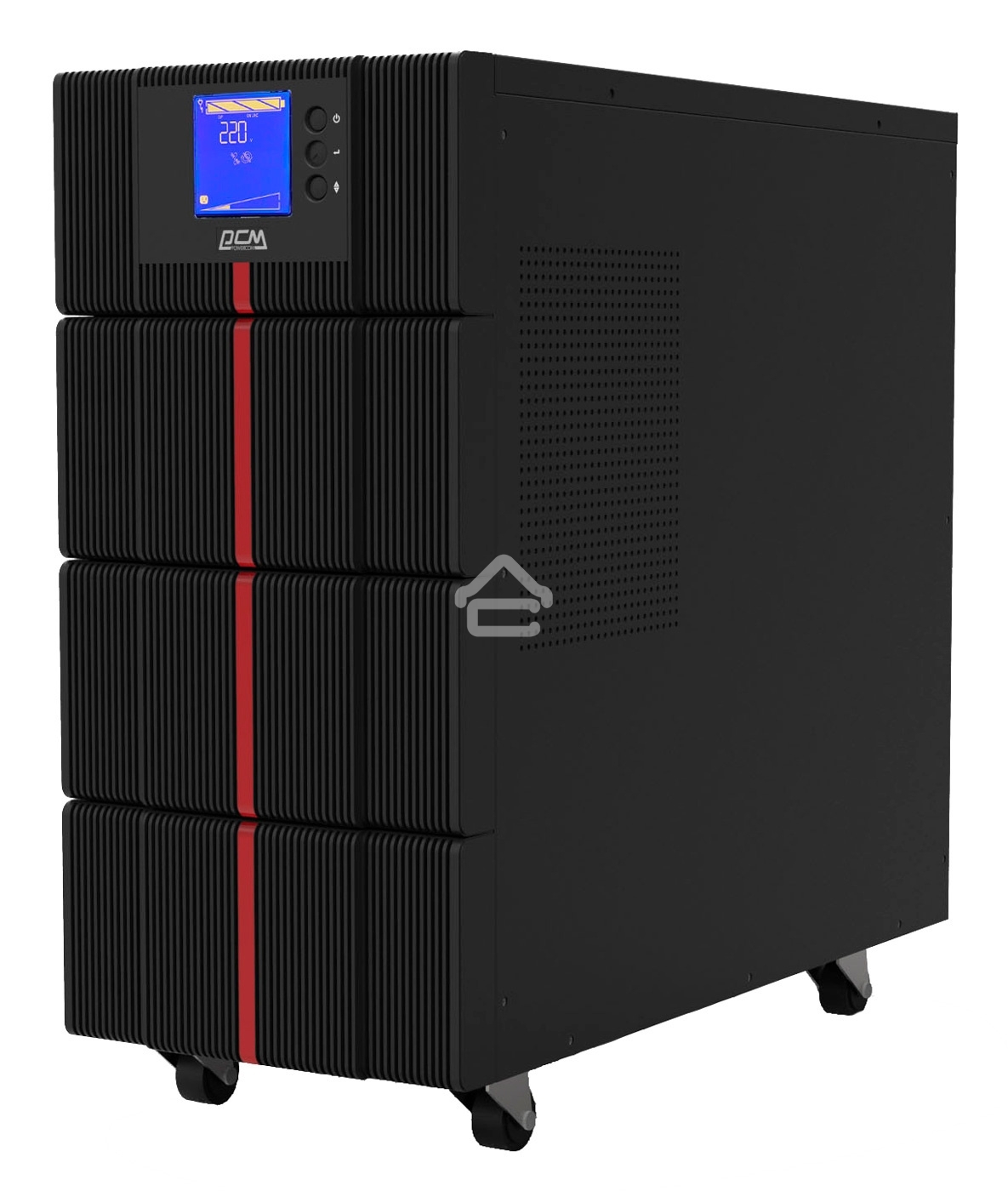 Источник бесперебойного питания Powercom MACAN, On-Line, 10000VA / 10000W, Tower, IEC, LCD, Serial+USB, SmartSlot, подкл. доп. батарей