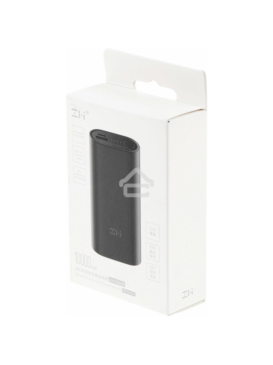 Внешний аккумулятор ZMI Внешний аккумулятор ZMI 10000mAh mini 30W серый QB818 серый (ZMKQB818CNCC)