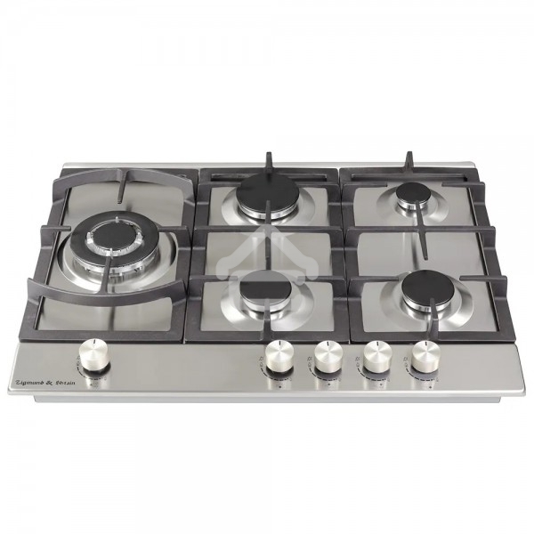 Газовая варочная панель Zigmund & Shtain G 14.7 S независимая, нержавеющая сталь
