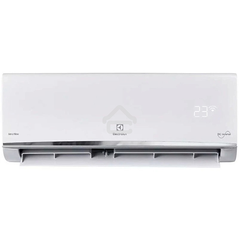 Блок внутренний сплит-системы Electrolux Smartline DC EACS/I-24HSM/N8_V2/in инвертор, 24000 BTU, 70 м², 35 дБ, охлаждение, обогрев, осушение, белый