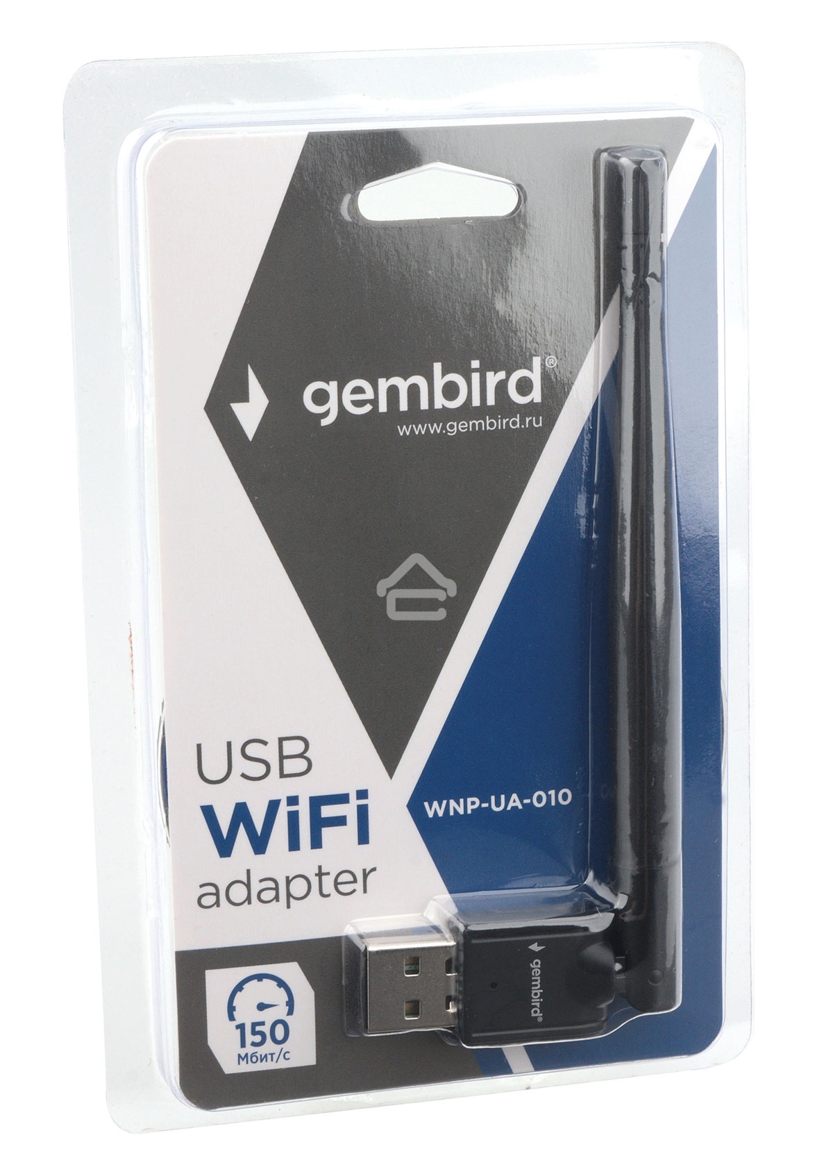 Сетевой адаптер Wi-Fi Gembird 150 Мбит, USB, 802.11b/g/n