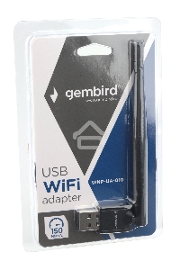 Сетевой адаптер WiFi Gembird 150 Мбит, USB, 802.11b/g/n