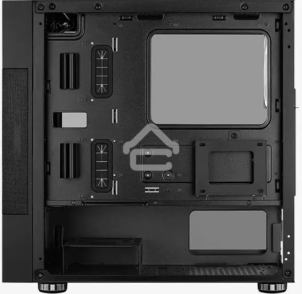 Компьютерный корпус Aerocool / Formula Atomic V1 без БП, mATX, боковое окно (закаленное стекло), черный