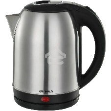 Чайник электрический SUPRA KES-1823 1.8 л, 1500 Вт, серебристый/черный (корпус: нержавеющая сталь)