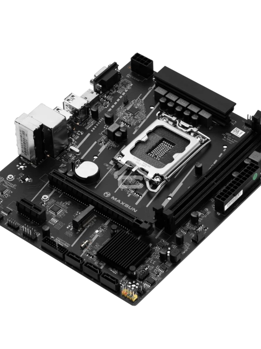 Материнская плата Maxsun MS-Challenger H610M-D, LGA 1700, Intel H610, 2xDDR4, 3xSATA, 1xM.2, 1xPCIe 4.0 x16, 1xPCIe x1, 1xHDMI, 1xVGA, 1x 1Gb LAN, 2xUSB 3.2 Gen 1, 4xUSB 2.0, 3x3.5 мм, 5.1, mATX