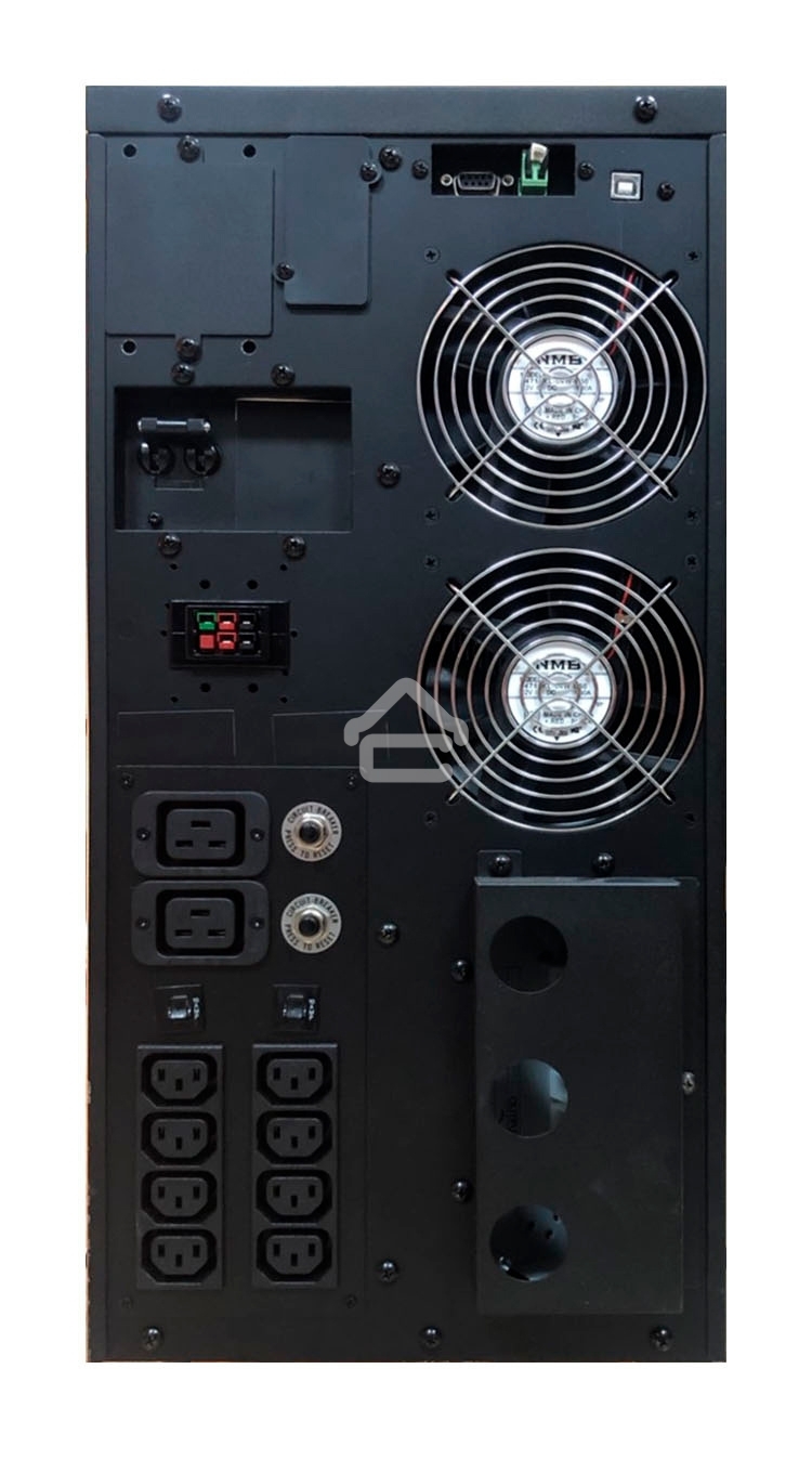 Источник бесперебойного питания Powercom MACAN, On-Line, 10000VA / 10000W, Tower, IEC, LCD, Serial+USB, SmartSlot, подкл. доп. батарей