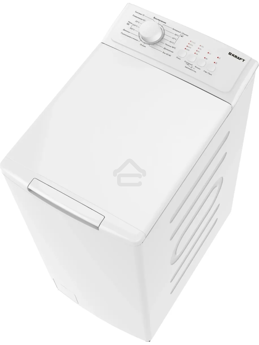 Стиральная машина Kraft KF-UME6201W белый, загрузка вертикальная 6 кг, 1000 об/мин., класс: А+++