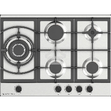 Газовая варочная панель Zigmund & Shtain G 14.7 S независимая, нержавеющая сталь
