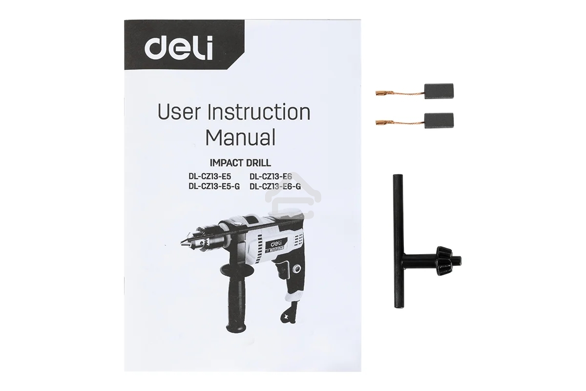 Дрель сетевая ударная Deli DL-CZ13-E5 (650Вт, 13мм, 3000об/мин, 48000 уд/мин, картон)