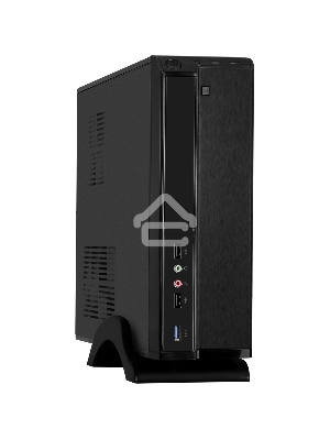 Компьютерный корпус Desktop ExeGate MI-207U-400W-8 (miniITX/mATX, БП M400 с вент. 8см, 1*USB+1*USB3.0, аудио, черный)