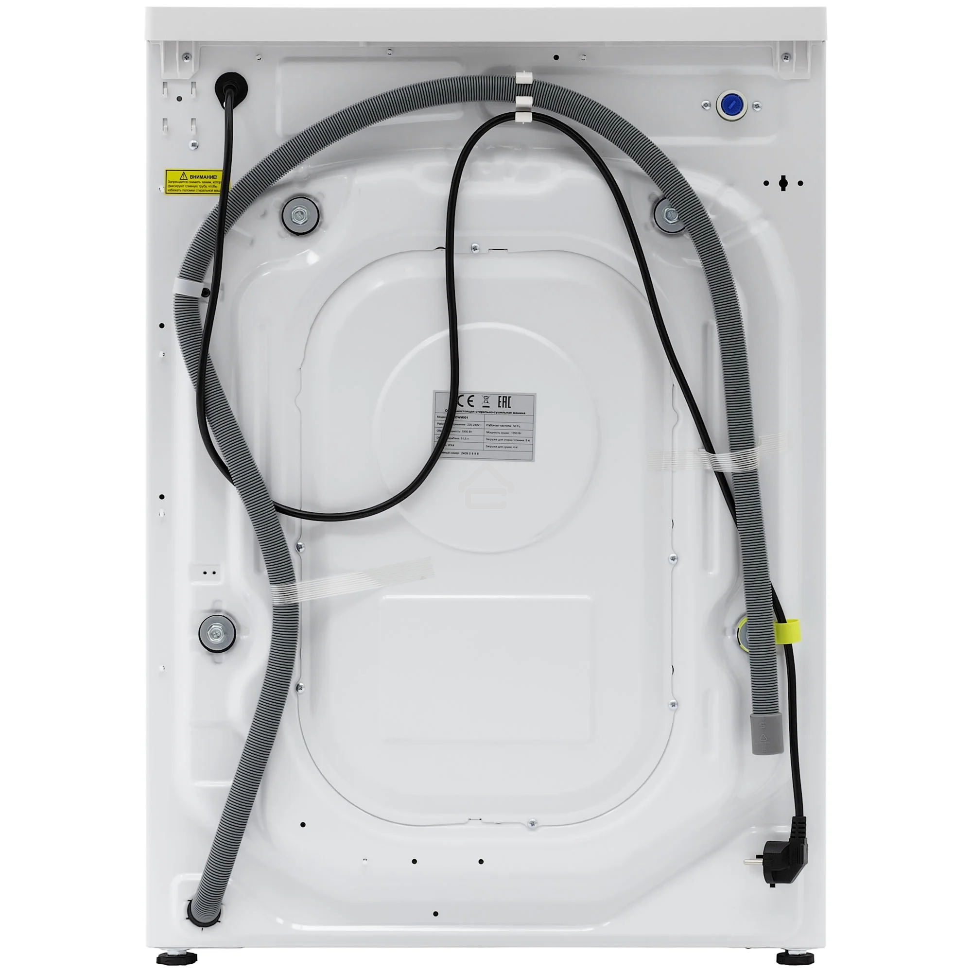 Стиральная машина KRONA ITTER OPTI белый 1200 8/4K WDM с сушкой, белый, загрузка фронтальная 8 кг, 4 кг - сушка, 1200 об/мин, класс: A+++