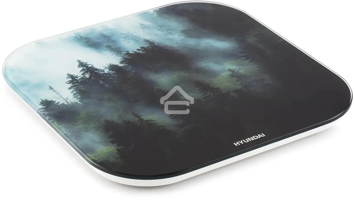 Весы напольные электронные Hyundai H-BS03761 макс.180кг темно-зеленый