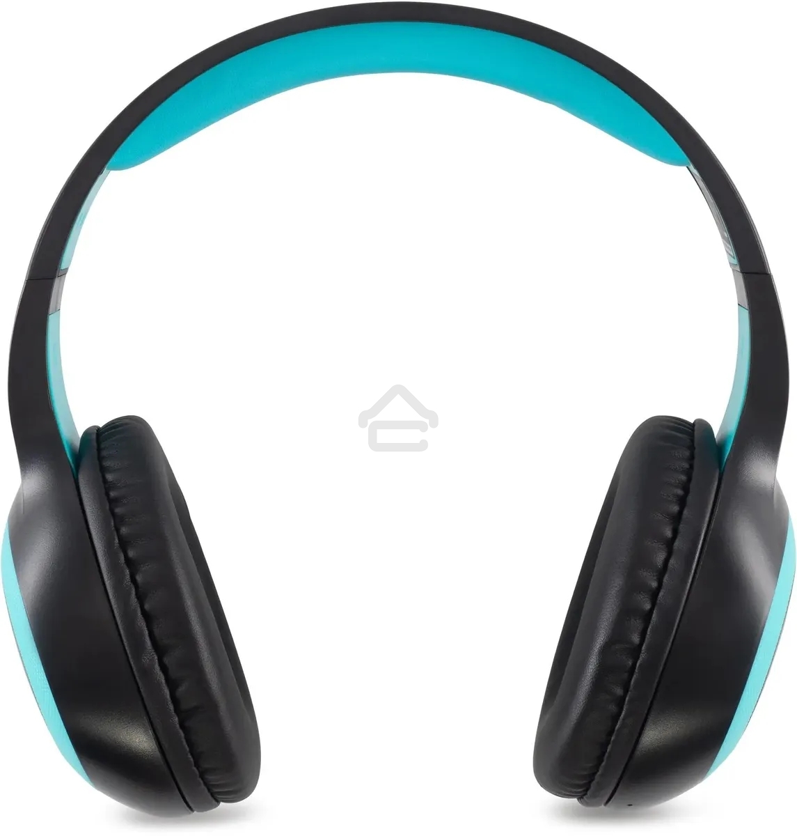 Гарнитура накладные Digma BT-15 черный/голубой беспроводные bluetooth оголовье