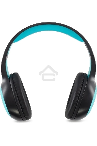 Гарнитура накладные Digma BT-15 черный/голубой беспроводные bluetooth оголовье