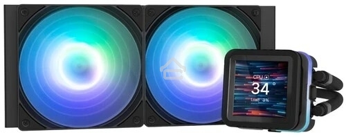 Система жидкостного охлаждения Zalman Alpha2 A24 DS ARGB черная 120мм алюминий+медь 2000rpm 29.7db 4-pin 320W