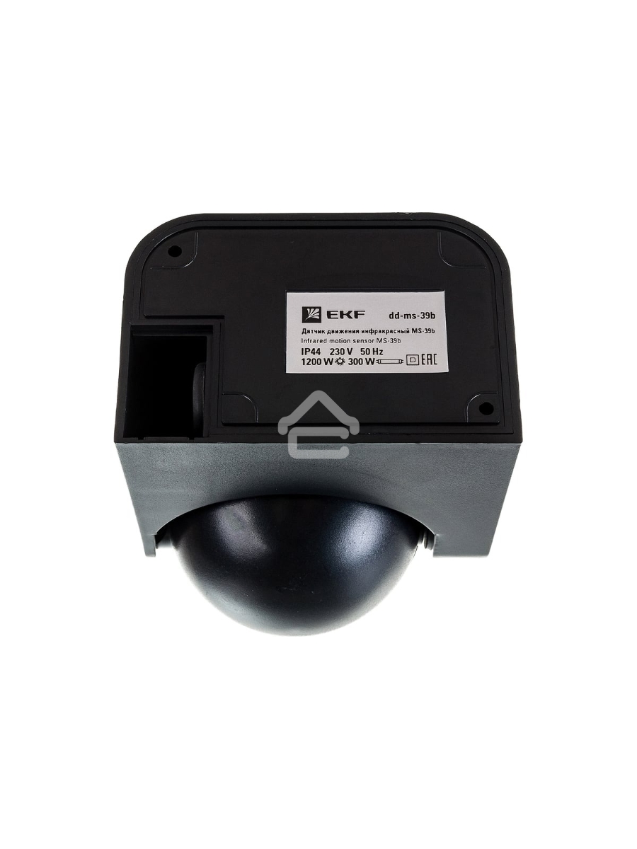ИК датчик движения наст. EKF PROxima 1200Вт 180гр. до 12м IP44 MS-39b черный