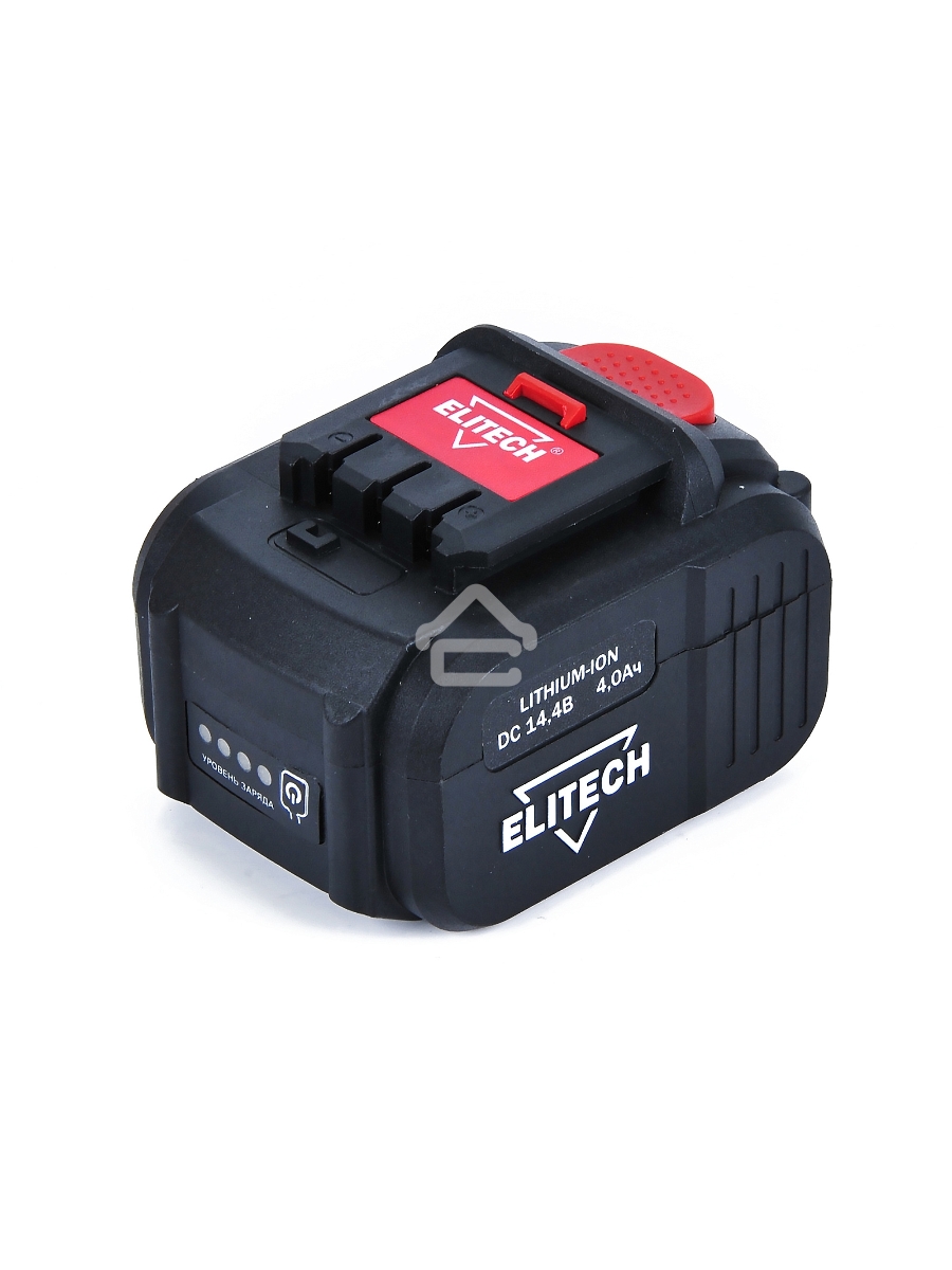 Аккумулятор ELITECH 1820.06750014.4В 4.0Ач Li-ion для ДА 14СЛК слайдер