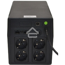 Источник бесперебойного питания Связь Инжиниринг СИПБ1БА.6-11/ЛИ Schuko 600Вт 1000ВА черный