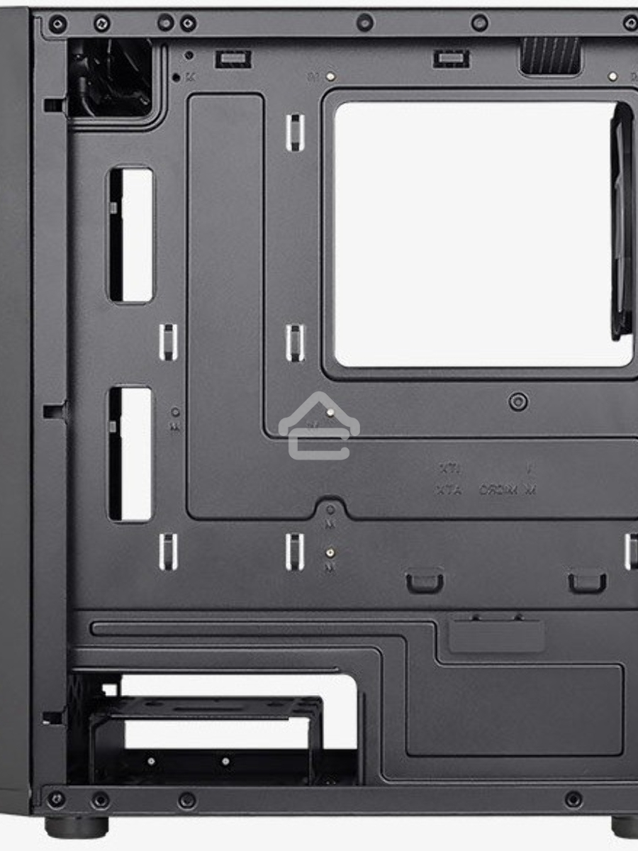 Корпус MiniTower Aerocool / Formula HEXFORM-G-BK-v2 (mATX, стекло, сетка, USB3.0x1, USB2.0x2, 3x120mm FRGB fans) (4711099471799)