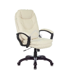Кресло руководителя Бюрократ CH-868N слоновая кость OR-10, искусственная кожа, крестовина пластик