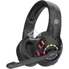 Гарнитура беспроводная/проводная с микрофоном Оклик HS-L420G черный накладные BT оголовье (1939799)