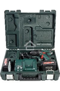 Дрель-шуруповерт Metabo BS 14.4 602206550, Аккумуляторный, 14.4В, 2 АКБ, Кейс