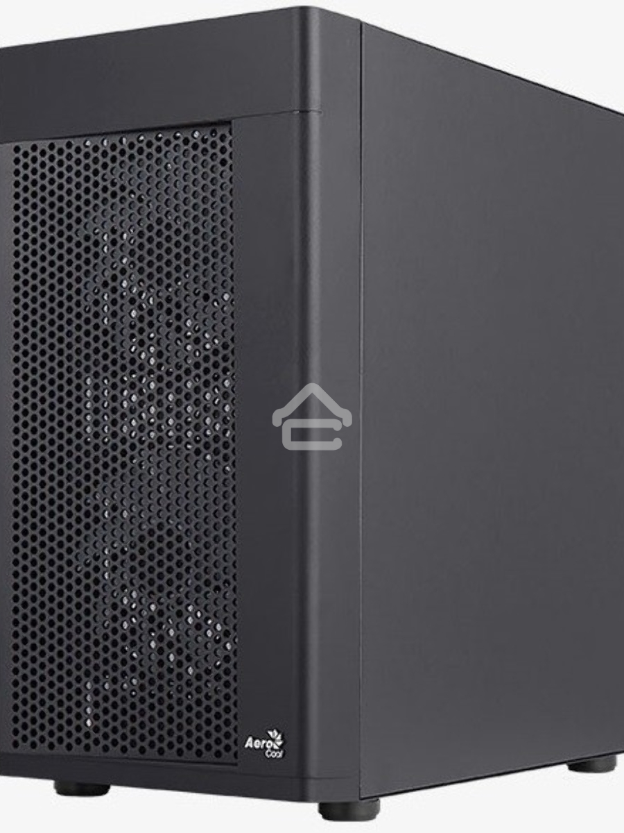 Корпус MiniTower Aerocool / Formula HEXFORM-G-BK-v2 (mATX, стекло, сетка, USB3.0x1, USB2.0x2, 3x120mm FRGB fans) (4711099471799)