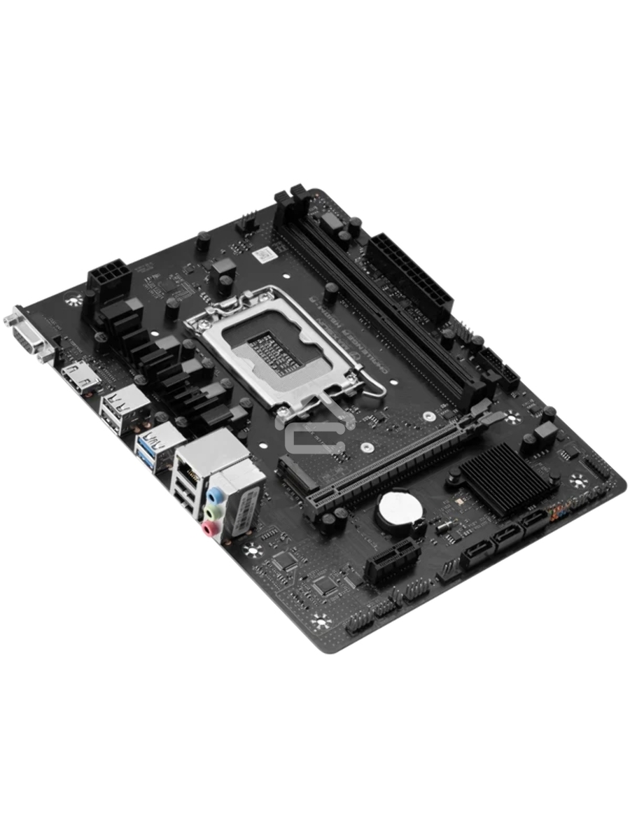 Материнская плата Maxsun Challenger H610M-R, LGA 1700, Intel H610, 2xDDR4, 3xSATA, 1xM.2, 1xPCIe 4.0 x16, 1xPCIe x1, 1xHDMI, 1xVGA, 1x 1Gb LAN, 2xUSB 3.2 Gen 1, 4xUSB 2.0, 3x3.5 мм, 5.1, mATX
