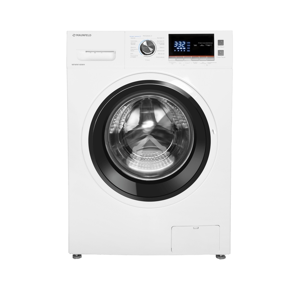 Стиральная машина Maunfeld MFWM148WH белый, загрузка фронтальная 8 кг, 1400 об/мин., класс: А+++