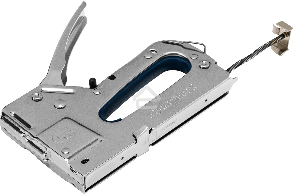 Степлер мебельный СИБРТЕХ, металлический, регулируемый, тип скобы 53, 4-14 мм СИБРТЕХ 40101