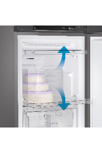 Морозильная камера Indesit DFZ 4150.1 G, серебристый, 204л