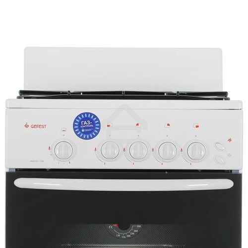 Плита газовая Gefest ПГ 3200-06 К35 белый, конфорок 4 шт, духовка 42 л, 50 см x 85 см x 53 см
