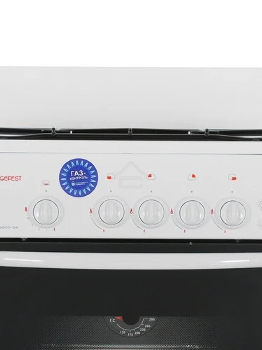Плита газовая Gefest ПГ 3200-06 К35 белый, конфорок 4 шт, духовка 42 л, 50 см x 85 см x 53 см