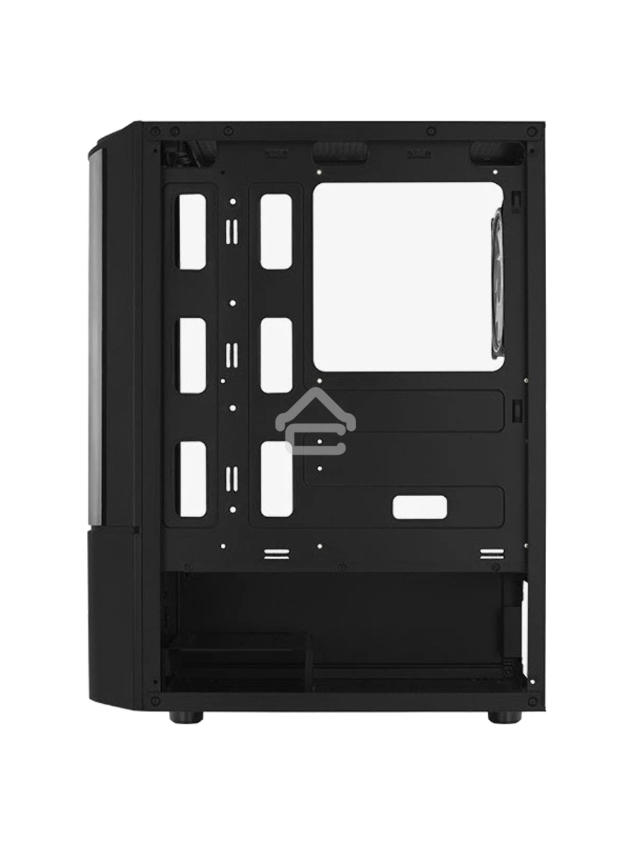 Корпус MidTower Aerocool / Formula Quantum-G-BK-v2 (черный) без Б/п, ATX 3FRGB Fan on front panel