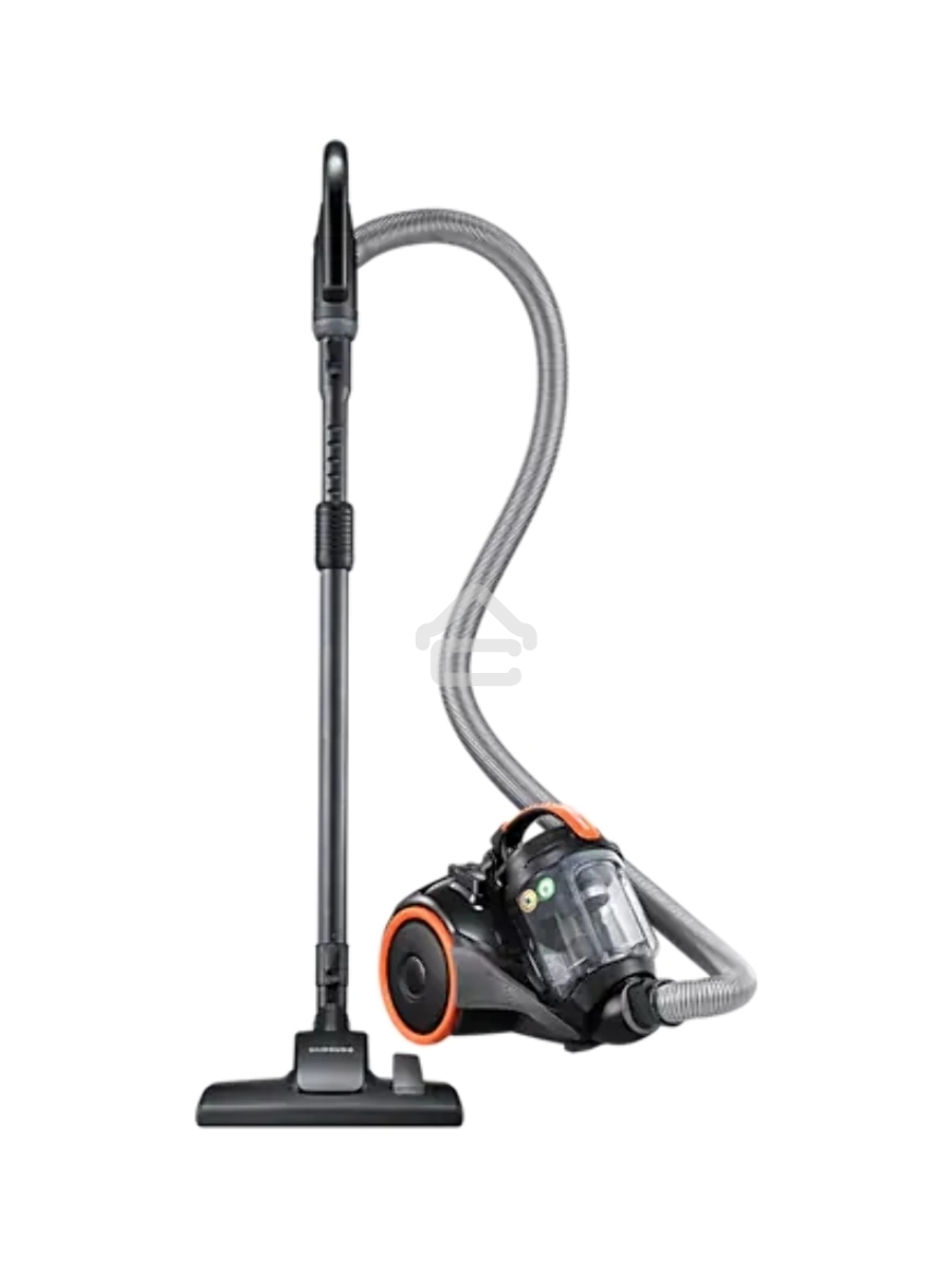 Пылесос Samsung VC15K4136VL/EV черный/оранжевый, 390/1500 Вт, уборка сухая, пылесборник контейнер 1.3 л