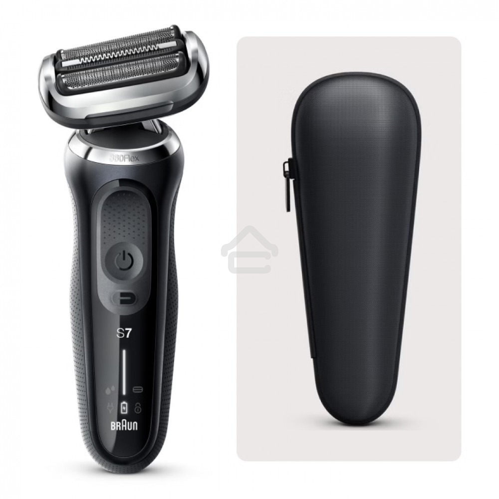 Электробритва сетчатая Braun Series 7 71-N1000S реж.эл.:3 питан.:аккум. черный