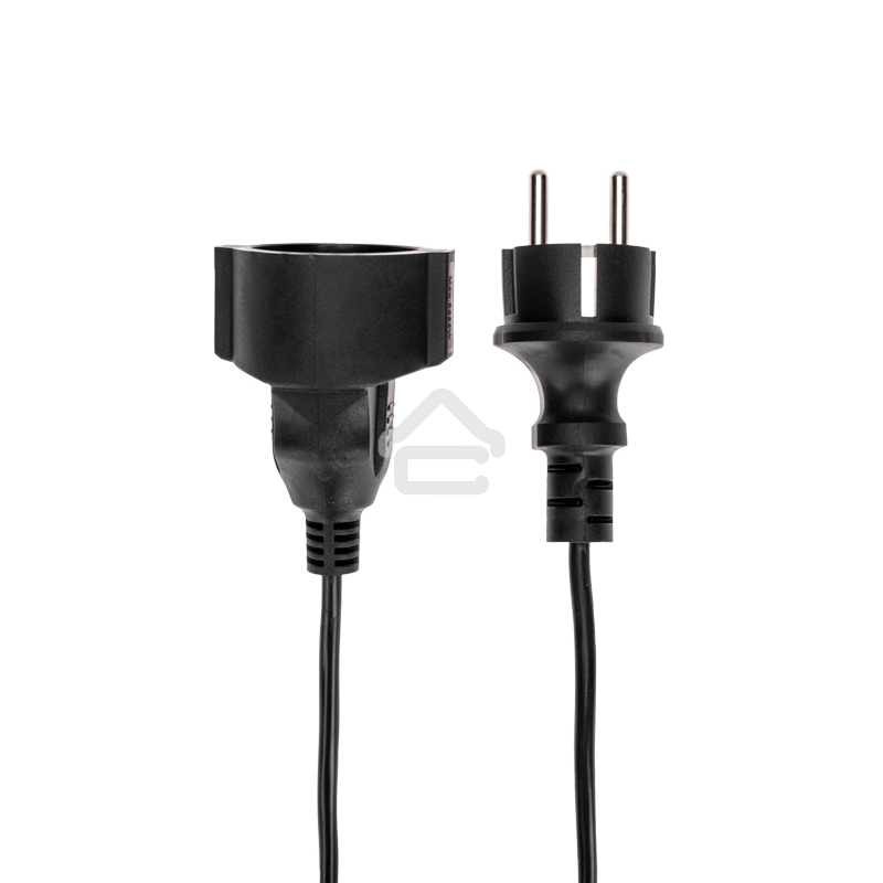 Удлинитель-шнур PROconnect ПВС 3х0,75 мм², 20 м, с/з, 6А, 1300 Вт, IP20, черный