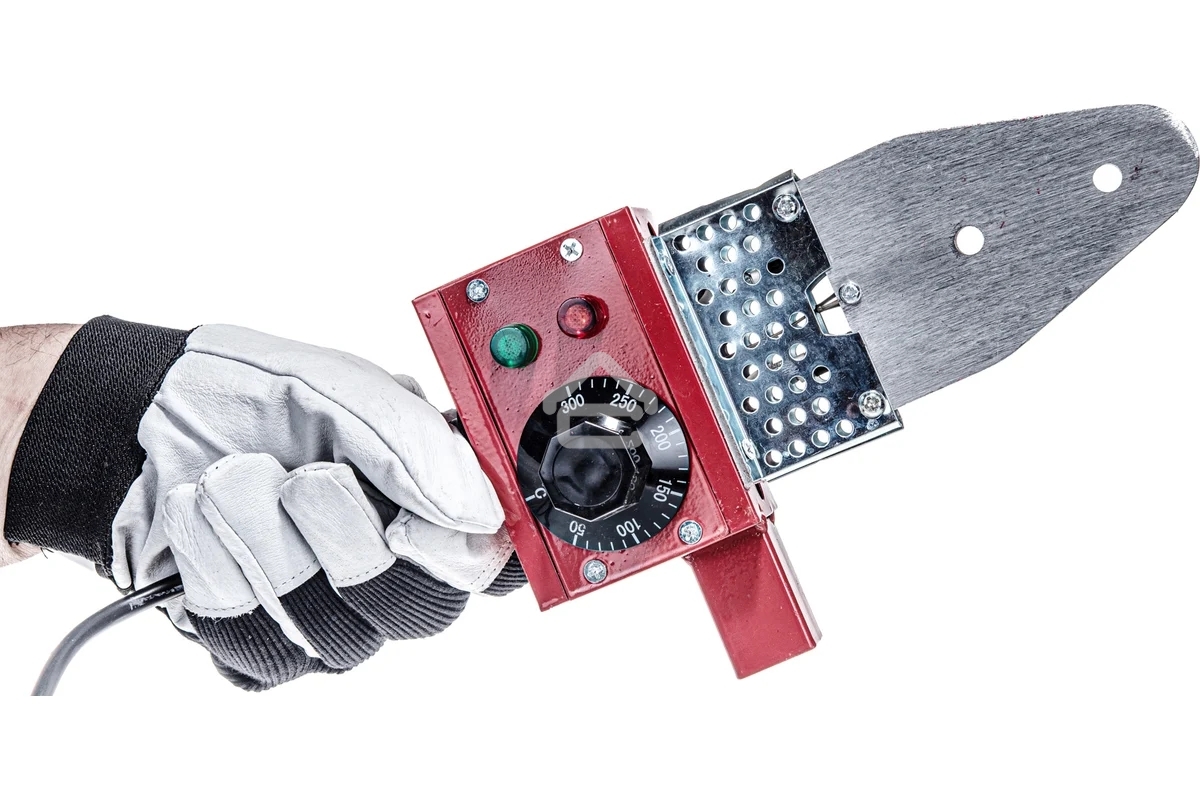 Аппарат для сварки пластиковых труб KRONWERK 94214 800Вт 300 °c 20-25-32-40-50-63мм мет.кейс