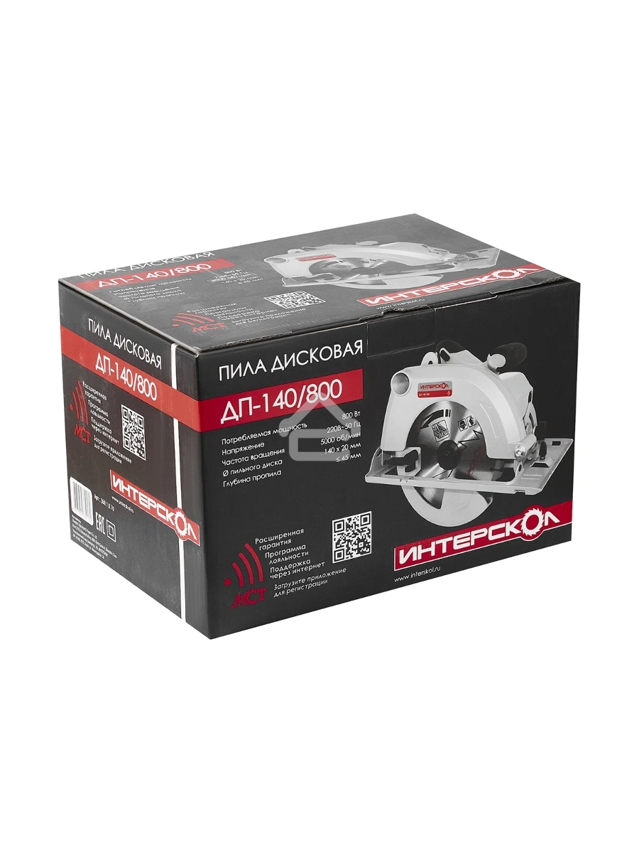 Дисковая пила Интерскол ДП-140/800 95.1.0.00