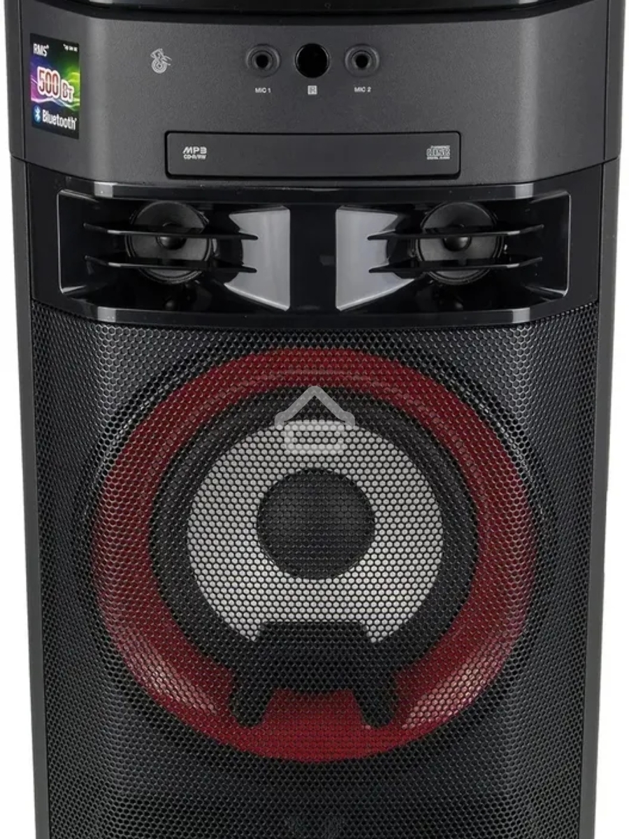 Мини-система LG OK65 X-BOOM -переноснаяс поддержкой караоке! Мощность 500Вт RMS, Bluetooth v.4.0/ / x2 USB / Аудио вход (3.5мм), х2 микр