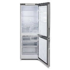 Холодильник Бирюса M6133 металлик двухкамерный 210/100 л морозилка снизу, аавтоматическое оттаивание