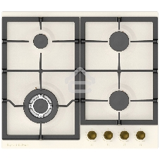 Газовая варочная панель Zigmund & Shtain G 16.6 X независимая, бежевый