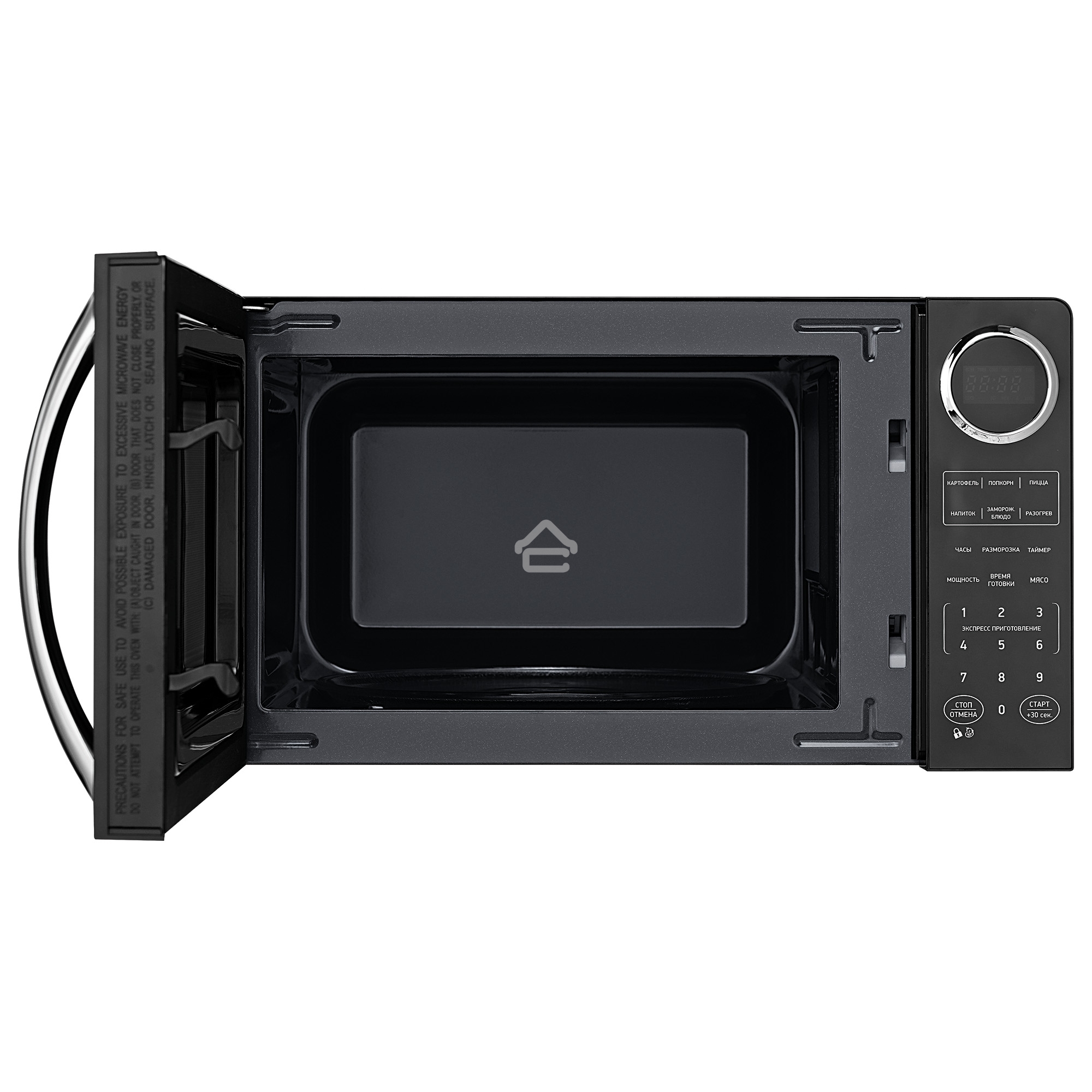 Микроволновая печь BBK 23MWS-907S/B (черный)
