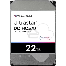 Жесткий диск Western Digital HDD Server Ultrastar DC HC570 WUH722222ALE6L4 22TB 7200rpm SATA-III 512Mb 3.5