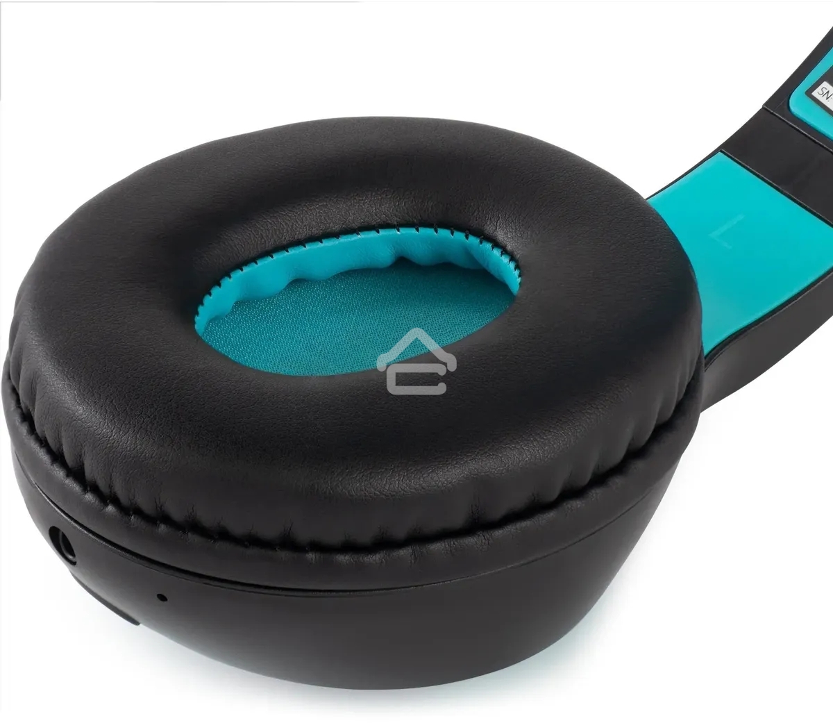 Гарнитура накладные Digma BT-15 черный/голубой беспроводные bluetooth оголовье