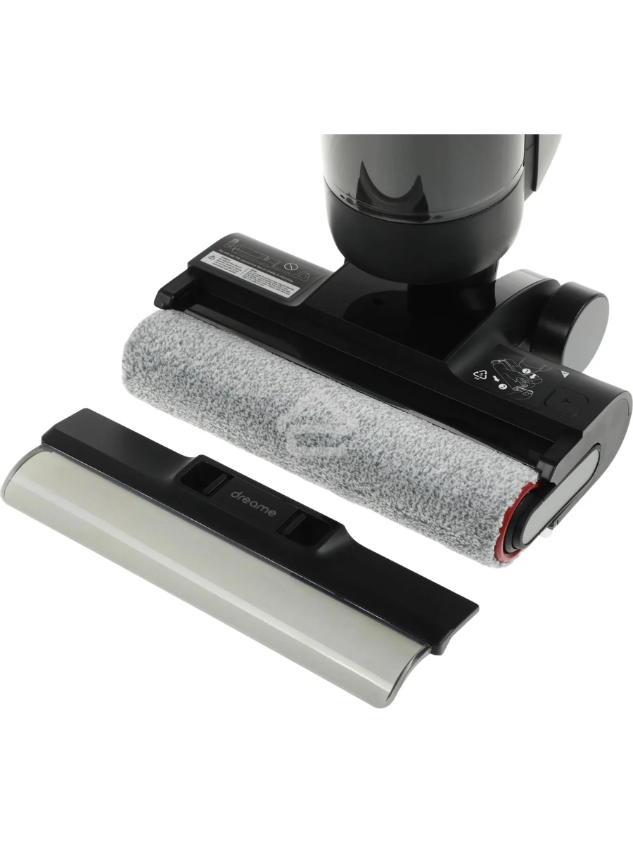 Пылесос моющий Dreame Wet and Dry Vacuum H12 Pro серый, питание от аккумулятора, 300 Вт, уборка влажная/сухая, пылесборник 0,9 л, работа от АКБ max - 35 мин